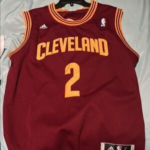 Adidas Cleveland Maroon and Gold Jersey